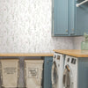 Wildflower Sprigs Premium Peel + Stick Wallpaper Peel and Stick Wallpaper York Wallcoverings   