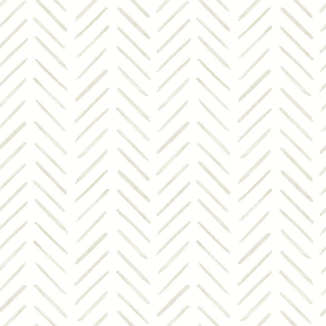 Painted Herringbone Peel and Stick Wallpaper Peel and Stick Wallpaper York Wallcoverings Roll Sand 