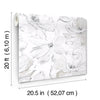Floral Dreams Premium Peel + Stick Wallpaper Peel and Stick Wallpaper York Wallcoverings   