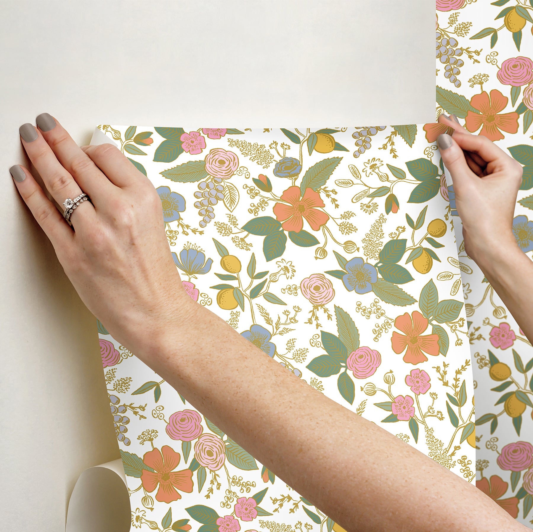 Colette Peel + Stick Wallpaper Peel and Stick Wallpaper Rifle Paper Co.   