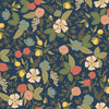 Colette Peel + Stick Wallpaper Peel and Stick Wallpaper Rifle Paper Co. Roll Navy 