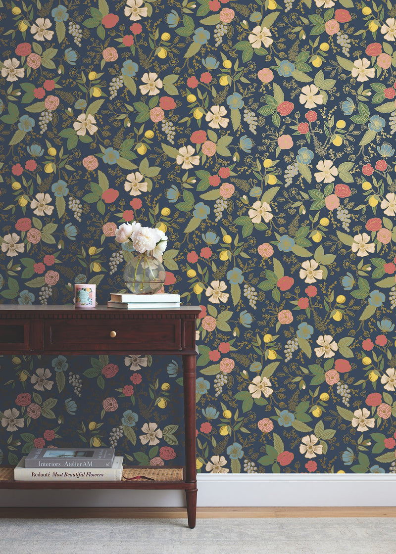 Colette Peel + Stick Wallpaper Peel and Stick Wallpaper Rifle Paper Co.   