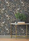 Peacock Garden Peel + Stick Wallpaper Peel and Stick Wallpaper Rifle Paper Co.   