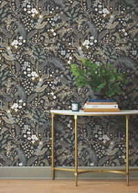 Peacock Garden Peel + Stick Wallpaper Peel and Stick Wallpaper Rifle Paper Co.   