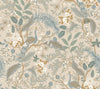 Peacock Garden Peel + Stick Wallpaper Peel and Stick Wallpaper Rifle Paper Co. Roll Linen 