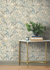 Peacock Garden Peel + Stick Wallpaper Peel and Stick Wallpaper Rifle Paper Co.   