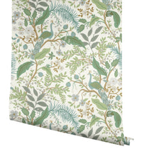 Peacock Garden Peel + Stick Wallpaper Peel and Stick Wallpaper Rifle Paper Co.   