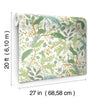 Peacock Garden Peel + Stick Wallpaper Peel and Stick Wallpaper Rifle Paper Co.   