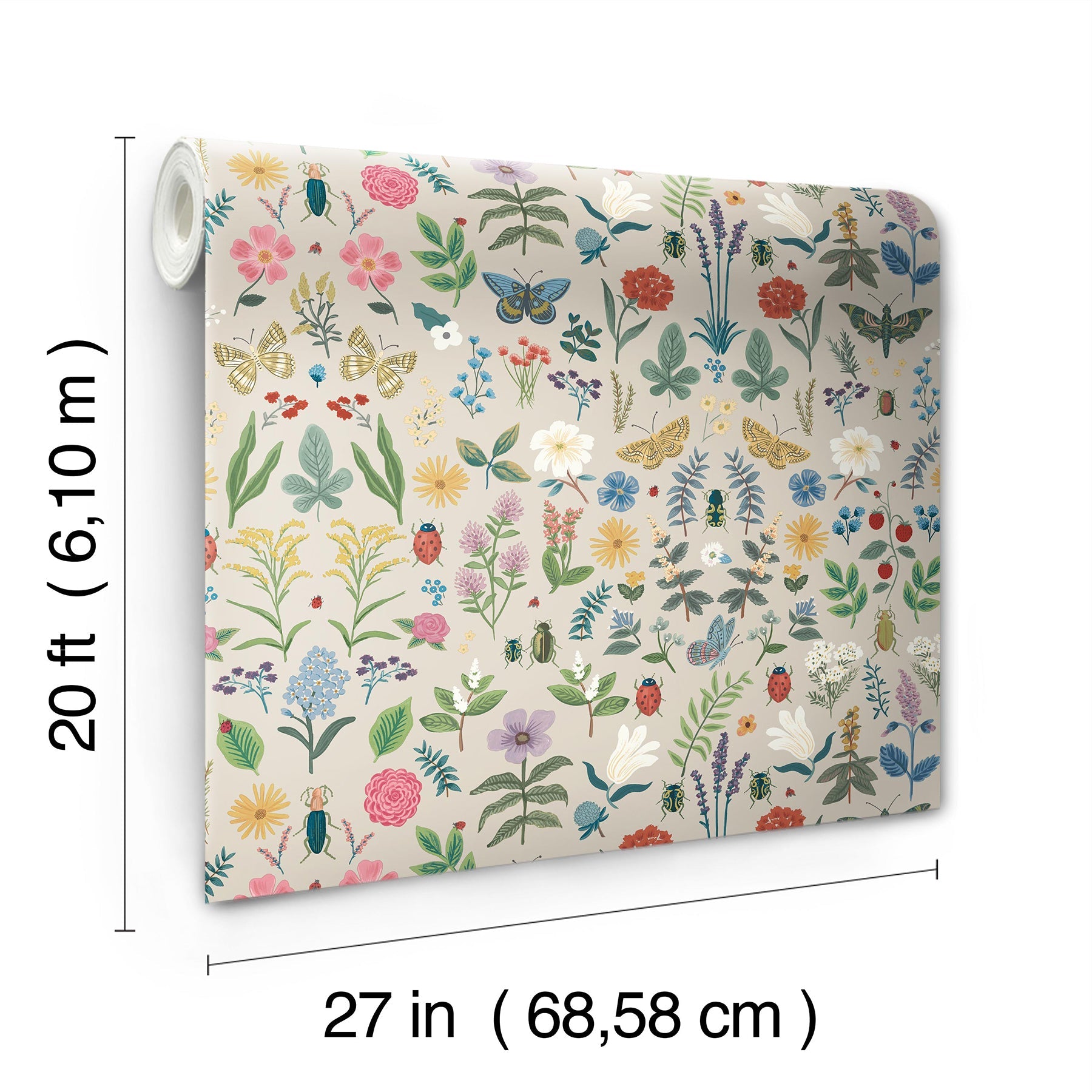 Curio Peel + Stick Wallpaper Peel and Stick Wallpaper Rifle Paper Co.   