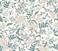 Sweetbrier Peel + Stick Wallpaper Peel and Stick Wallpaper Rifle Paper Co. Roll Blush 