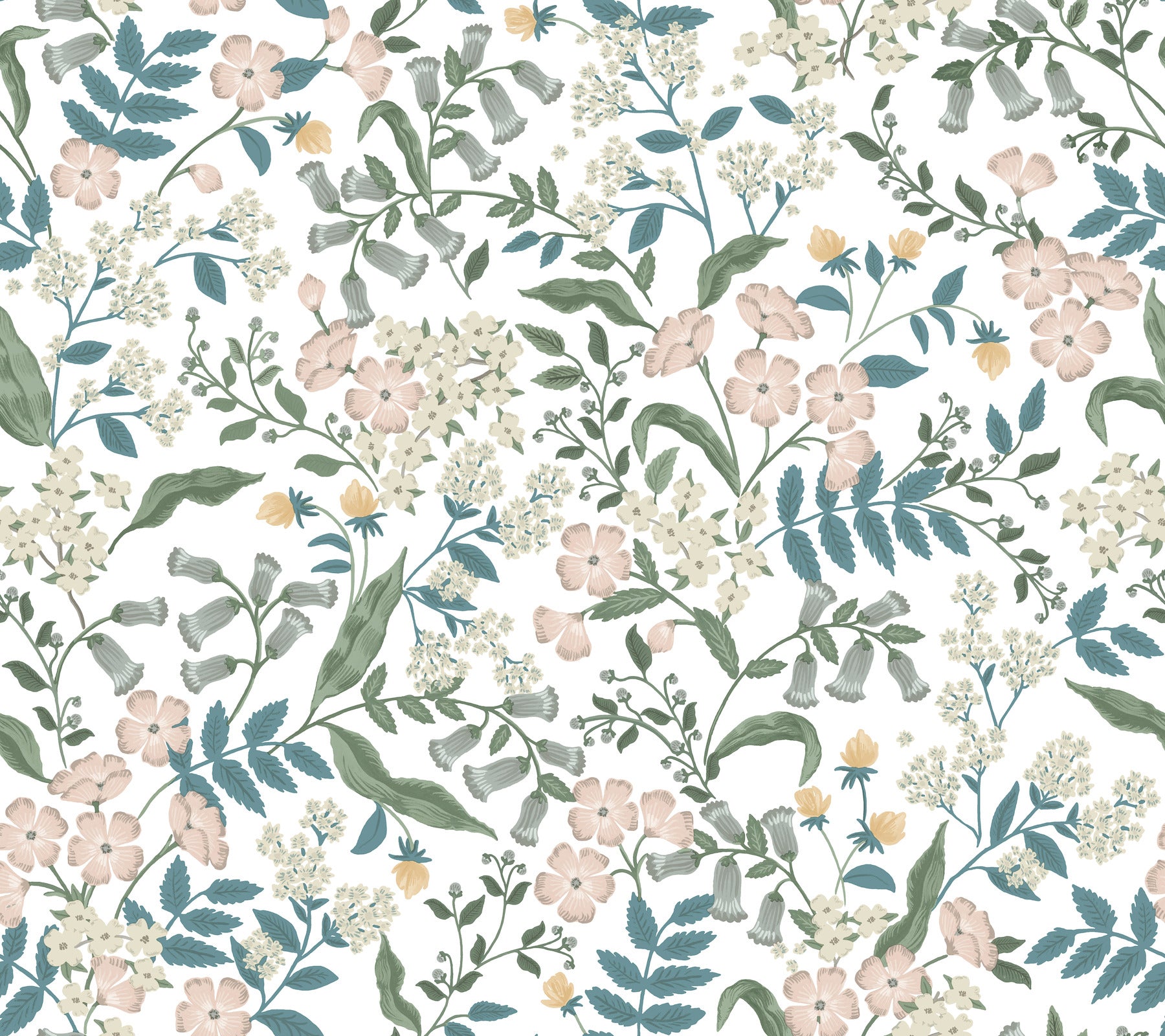 Sweetbrier Peel + Stick Wallpaper Peel and Stick Wallpaper Rifle Paper Co. Roll Blush 