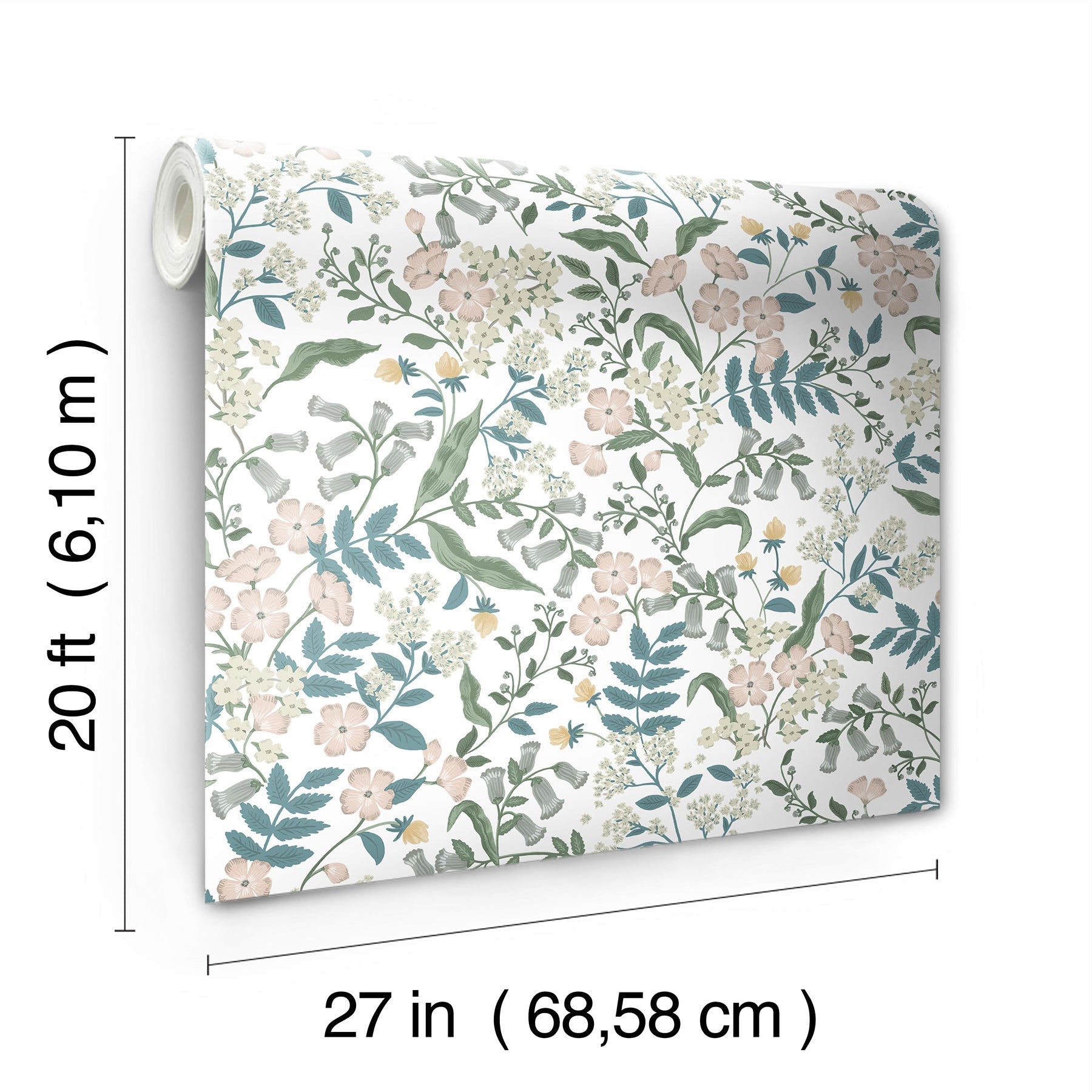 Sweetbrier Peel + Stick Wallpaper Peel and Stick Wallpaper Rifle Paper Co.   
