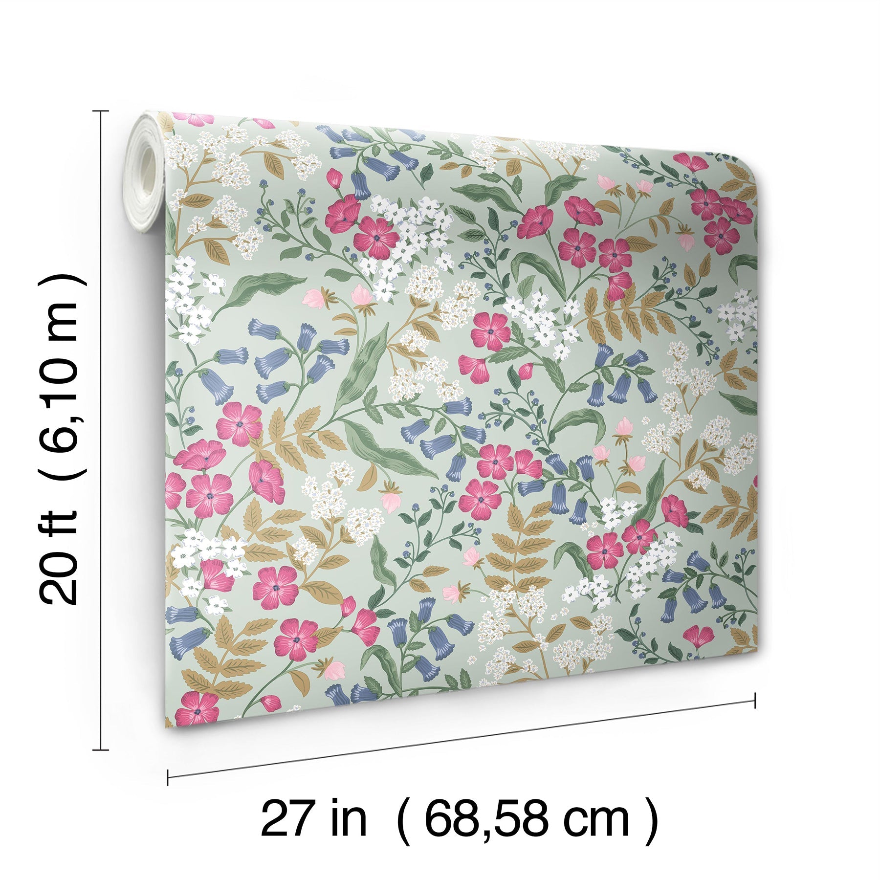 Sweetbrier Peel + Stick Wallpaper Peel and Stick Wallpaper Rifle Paper Co.   