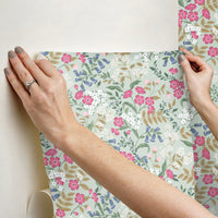 Sweetbrier Peel + Stick Wallpaper Peel and Stick Wallpaper Rifle Paper Co.   