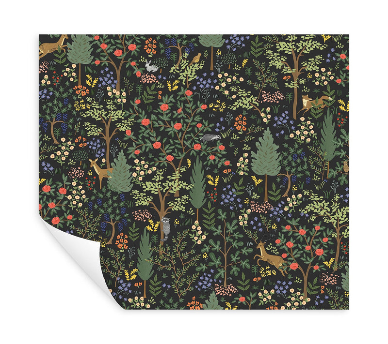 Woodland Peel + Stick Wallpaper Peel and Stick Wallpaper Rifle Paper Co.   