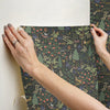 Woodland Peel + Stick Wallpaper Peel and Stick Wallpaper Rifle Paper Co.   