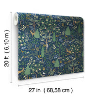 Woodland Peel + Stick Wallpaper Peel and Stick Wallpaper Rifle Paper Co.   