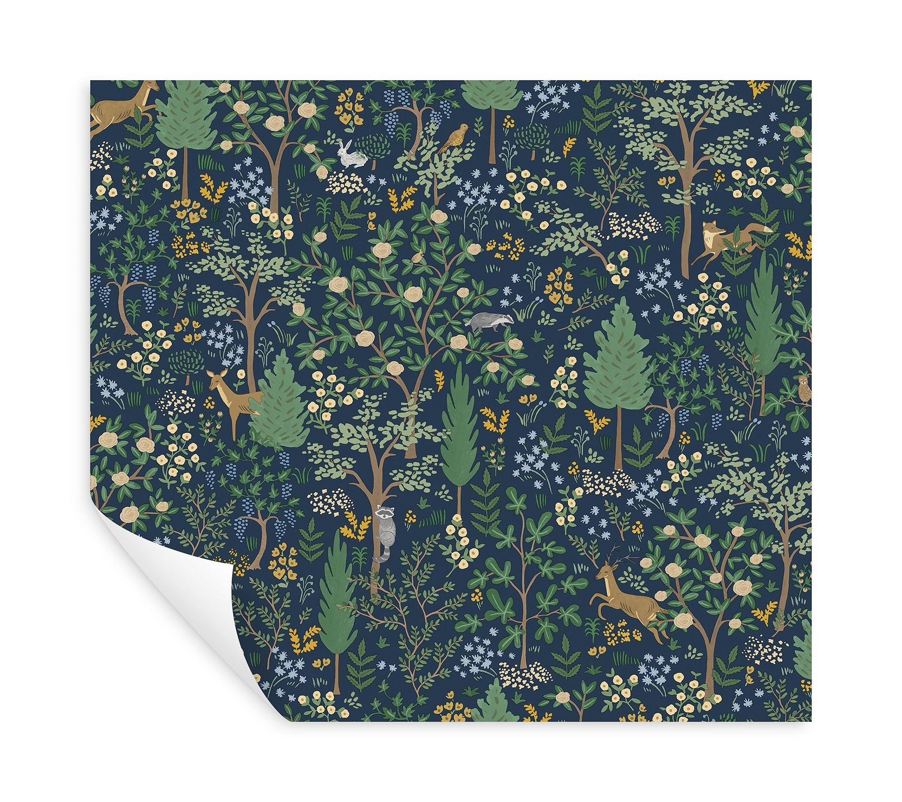 Woodland Peel + Stick Wallpaper Peel and Stick Wallpaper Rifle Paper Co.   