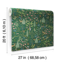 Woodland Peel + Stick Wallpaper Peel and Stick Wallpaper Rifle Paper Co.   