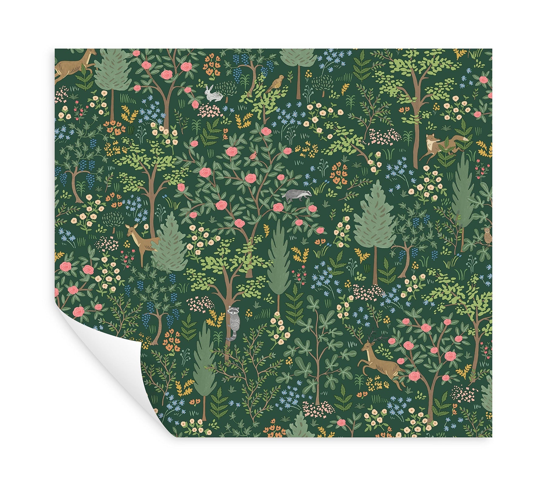 Woodland Peel + Stick Wallpaper Peel and Stick Wallpaper Rifle Paper Co.   