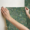 Woodland Peel + Stick Wallpaper Peel and Stick Wallpaper Rifle Paper Co.   