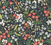 Sweetbrier Peel + Stick Wallpaper Peel and Stick Wallpaper Rifle Paper Co. Roll Black 