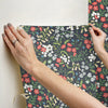 Sweetbrier Peel + Stick Wallpaper Peel and Stick Wallpaper Rifle Paper Co.   