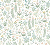 Menagerie Garden Peel + Stick Wallpaper Peel and Stick Wallpaper Rifle Paper Co. Roll Blush Multi 