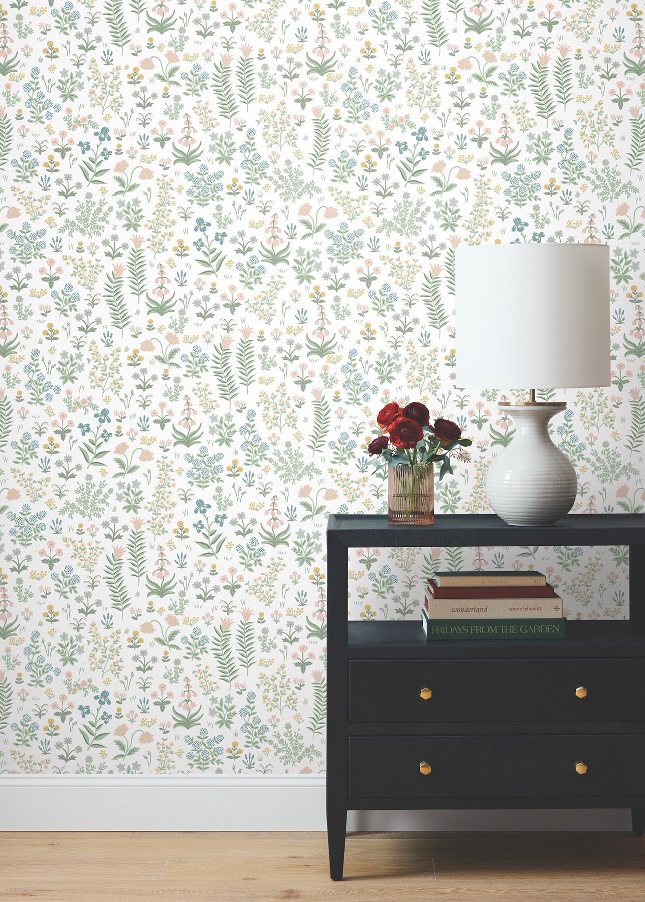 Menagerie Garden Peel + Stick Wallpaper Peel and Stick Wallpaper Rifle Paper Co.   
