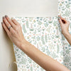 Menagerie Garden Peel + Stick Wallpaper Peel and Stick Wallpaper Rifle Paper Co.   