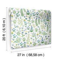Menagerie Garden Peel + Stick Wallpaper Peel and Stick Wallpaper Rifle Paper Co.   