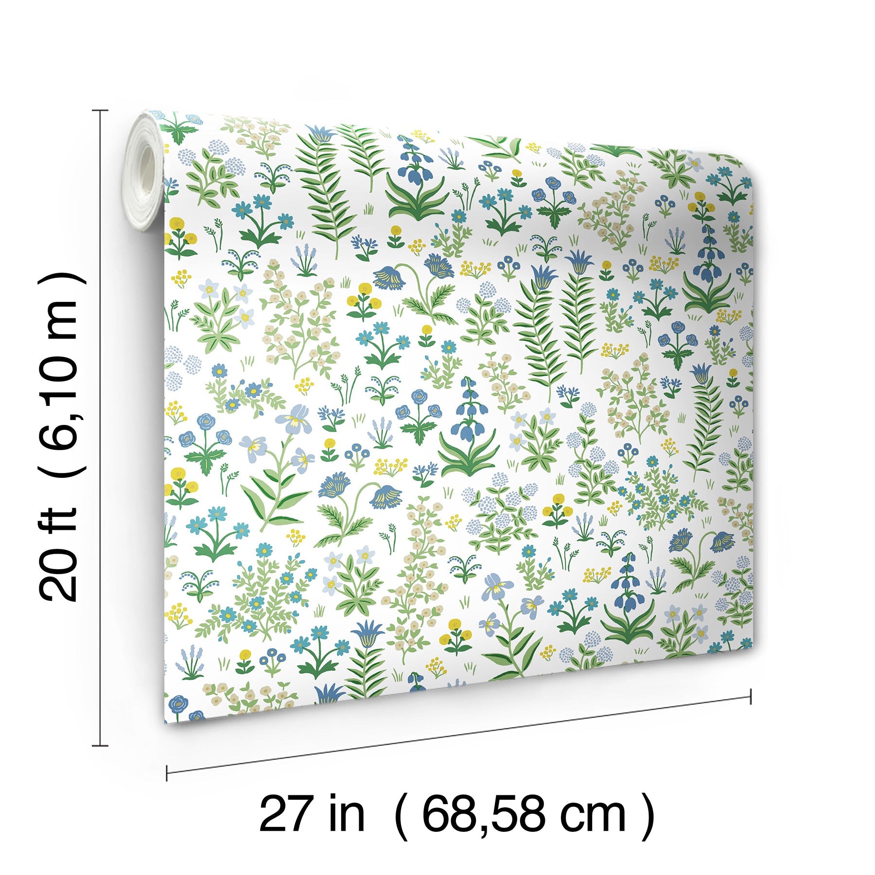 Menagerie Garden Peel + Stick Wallpaper Peel and Stick Wallpaper Rifle Paper Co.   