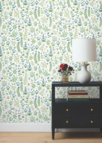 Menagerie Garden Peel + Stick Wallpaper Peel and Stick Wallpaper Rifle Paper Co.   