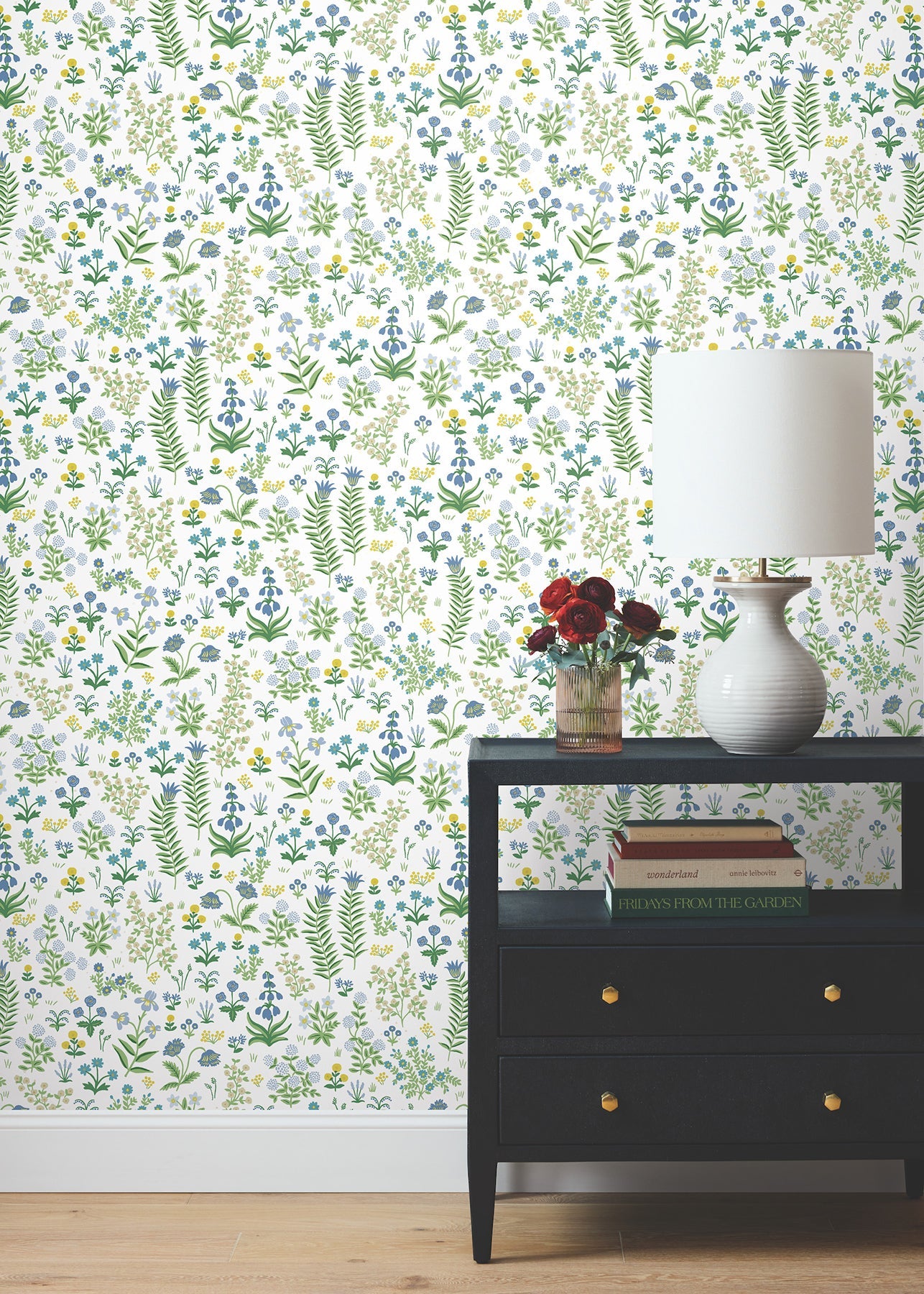 Menagerie Garden Peel + Stick Wallpaper Peel and Stick Wallpaper Rifle Paper Co.   