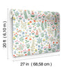 Menagerie Garden Peel + Stick Wallpaper Peel and Stick Wallpaper Rifle Paper Co.   
