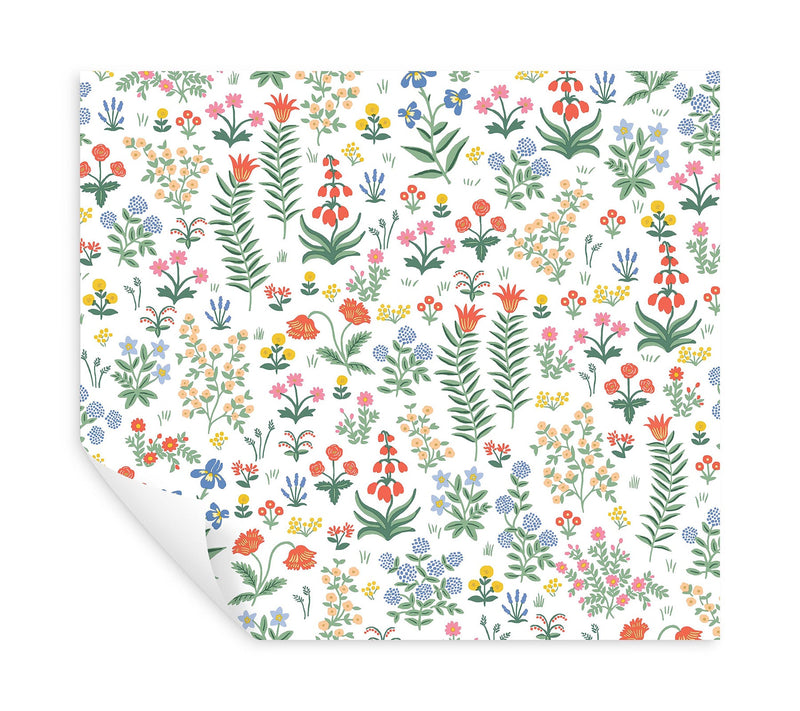 Menagerie Garden Peel + Stick Wallpaper Peel and Stick Wallpaper Rifle Paper Co.   