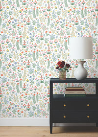 Menagerie Garden Peel + Stick Wallpaper Peel and Stick Wallpaper Rifle Paper Co.   