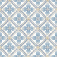 Mimi Premium Peel + Stick Wallpaper Premium Peel + Stick Wallpaper York Wallcoverings Roll Blue 