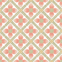Mimi Premium Peel + Stick Wallpaper Premium Peel + Stick Wallpaper York Wallcoverings Roll Coral 