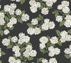 Hydrangea Wallpaper P&S Wallpaper Rifle Paper Co. Roll Black & White