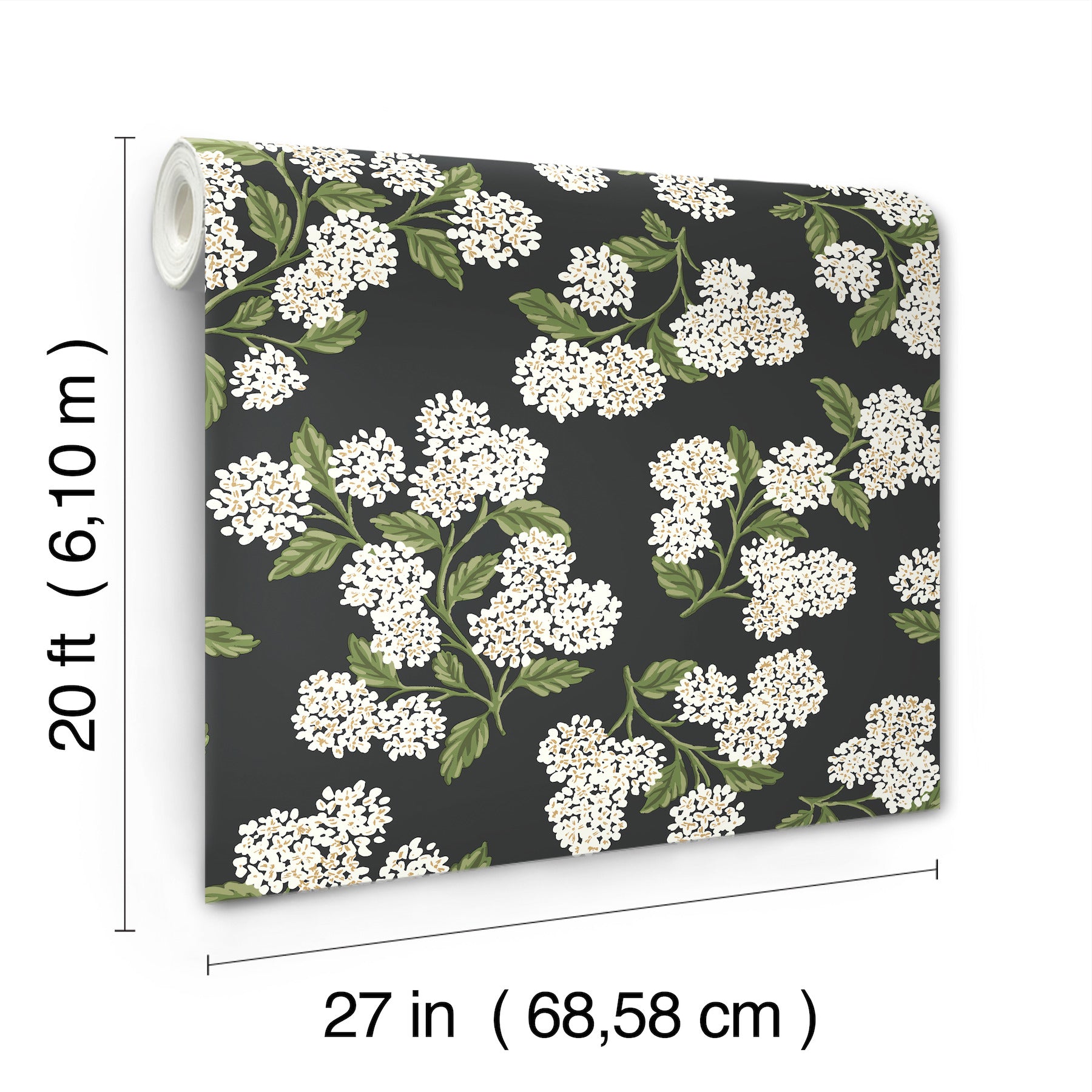 Hydrangea Wallpaper P&S Wallpaper Rifle Paper Co.