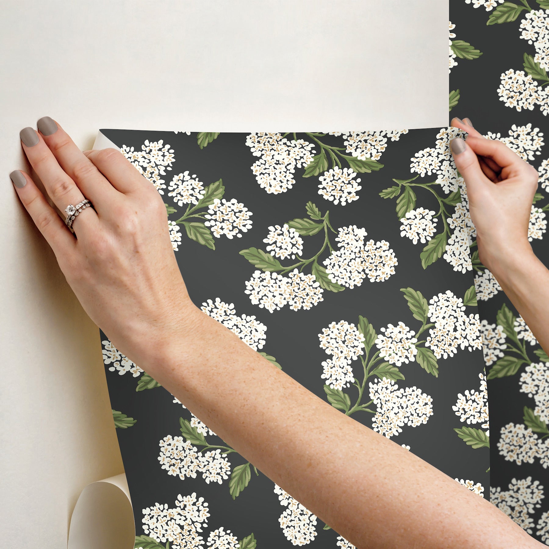 Hydrangea Wallpaper P&S Wallpaper Rifle Paper Co.