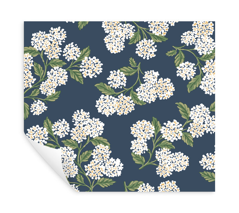 Hydrangea Wallpaper P&S Wallpaper Rifle Paper Co.