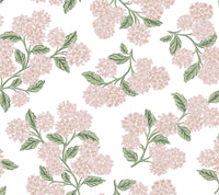 Hydrangea Wallpaper P&S Wallpaper Rifle Paper Co. Roll Pink & White