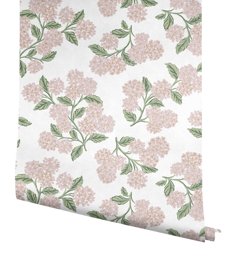 Hydrangea Wallpaper P&S Wallpaper Rifle Paper Co.