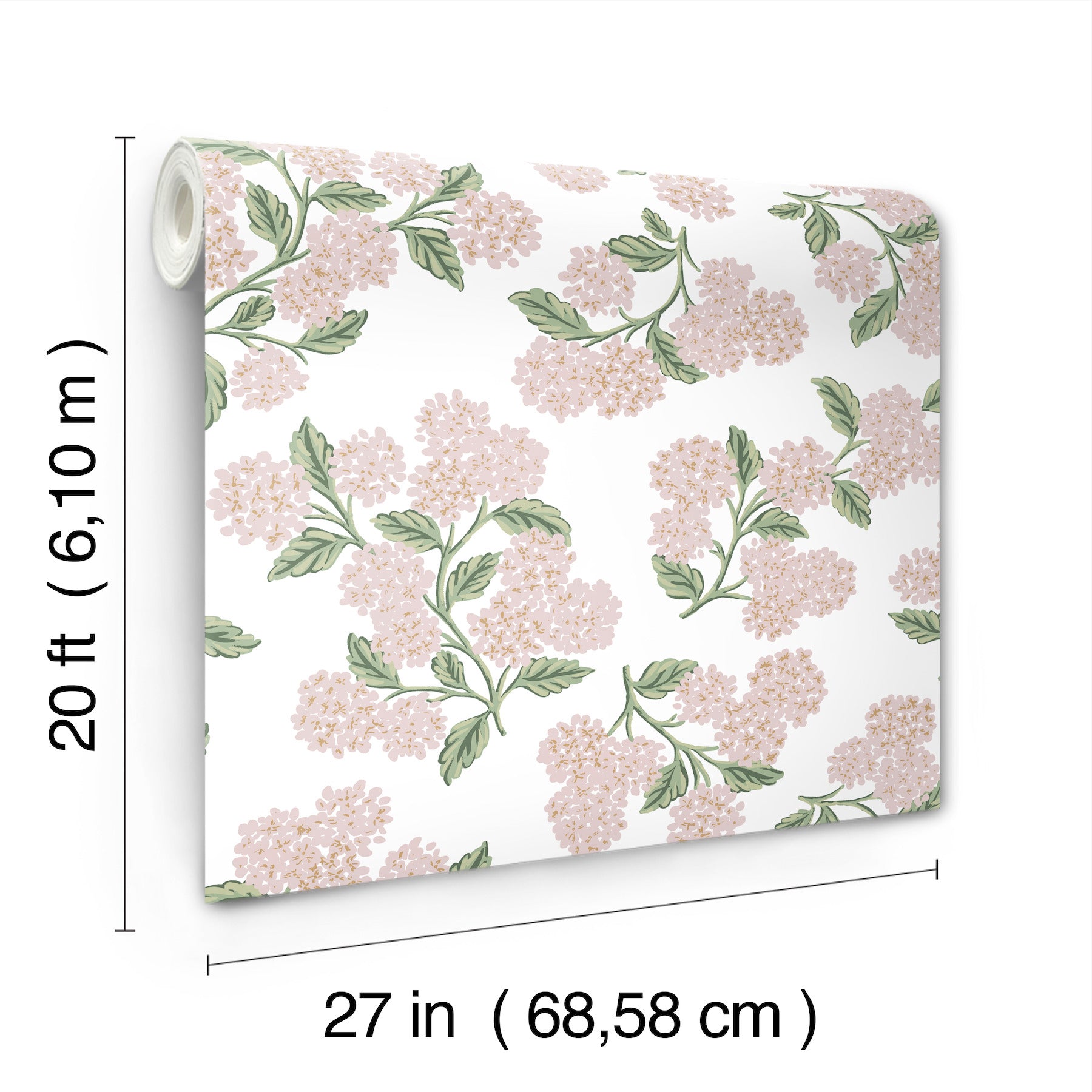 Hydrangea Wallpaper P&S Wallpaper Rifle Paper Co.