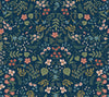 Wildwood Wallpaper P&S Wallpaper Rifle Paper Co. Roll Navy