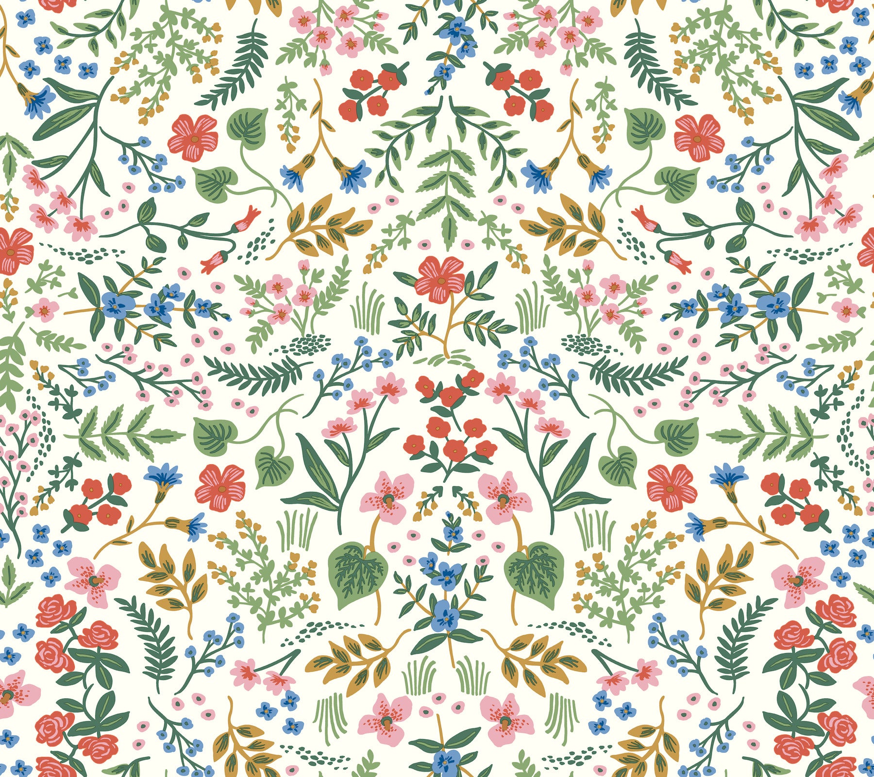 Wildwood Wallpaper P&S Wallpaper Rifle Paper Co. Roll Rose
