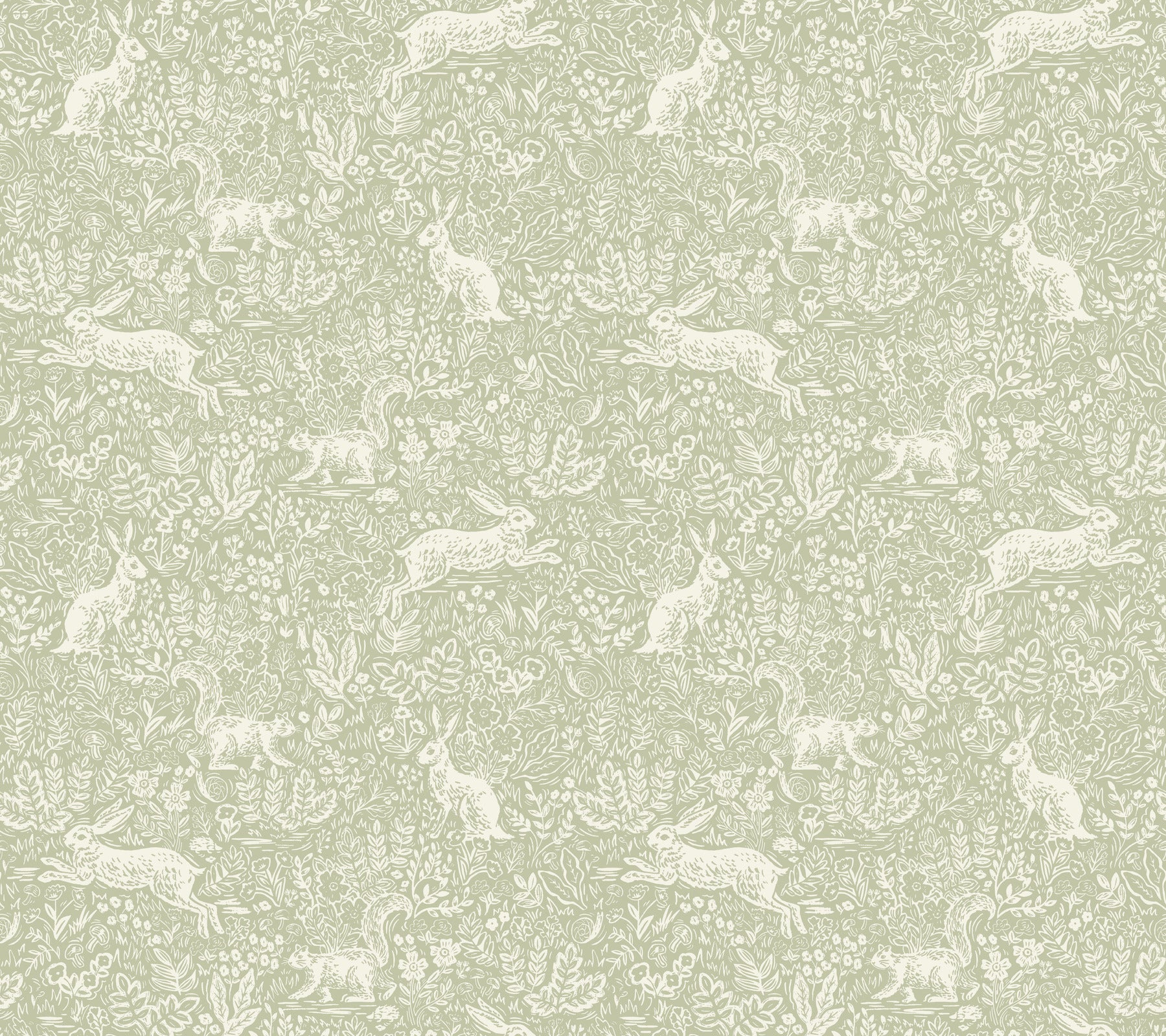 Fable Wallpaper P&S Wallpaper Rifle Paper Co. Roll Mint
