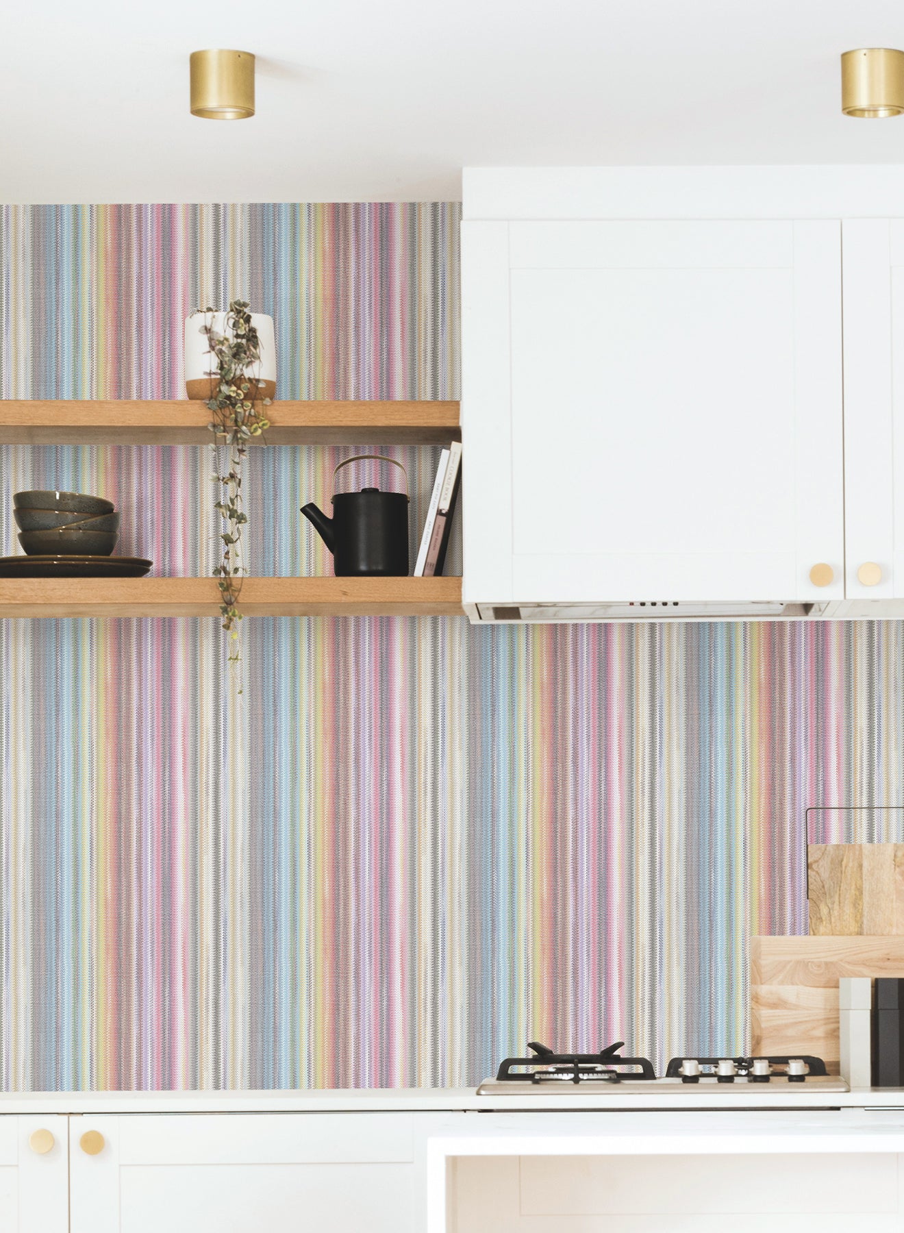 Striped Sunset Wallpaper P&S Wallpaper Missoni